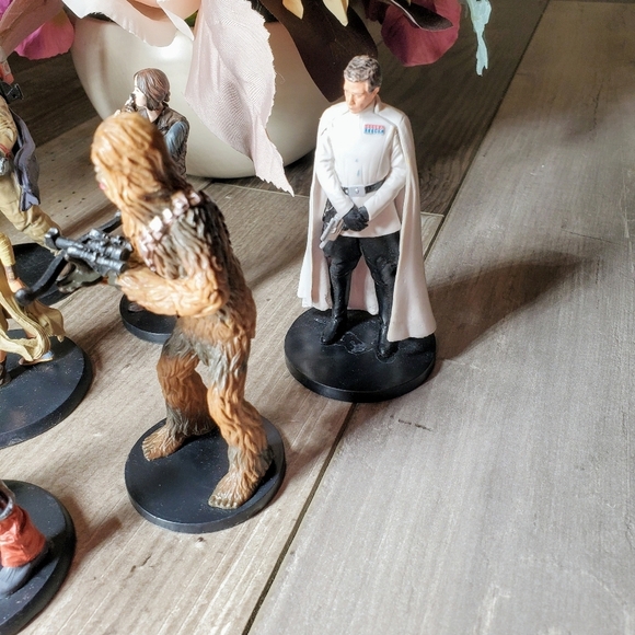 Disney Star Wars Figures Figurines Cake Topper Bundle 11 Pieces EUC - Picture 16 of 16